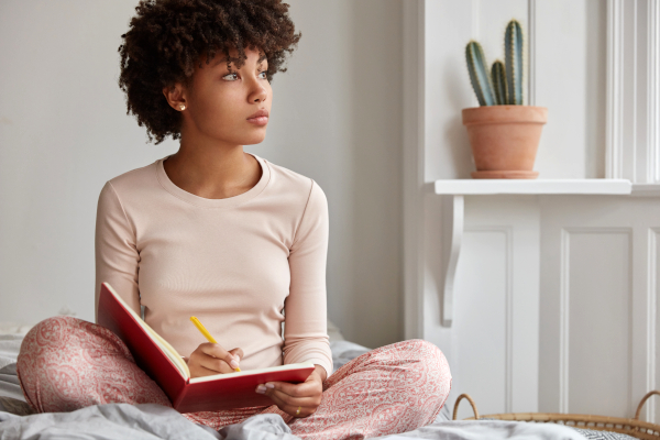 woman in thought