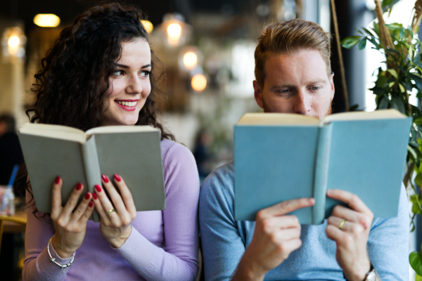 couple studying