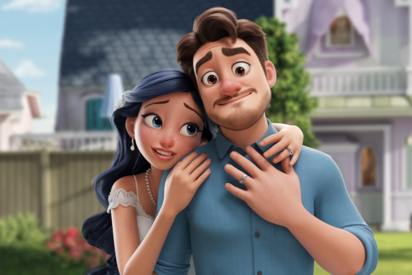 Anxious wife and avoidant husband.